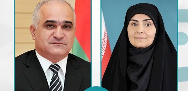 Şahin Mustafayev iranlı nazirlə dəmir yolu tikintisini müzakirə edib