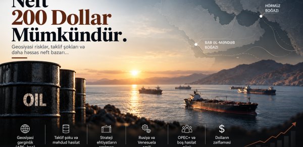 Hörmüz böhranı dərinləşsə, neft 200 dolları keçə bilər – EKSPERT