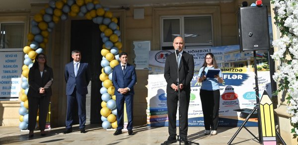 Nazir Bilik Günündə bu məktəbdə oldu – Yeni tədris modeli başladı