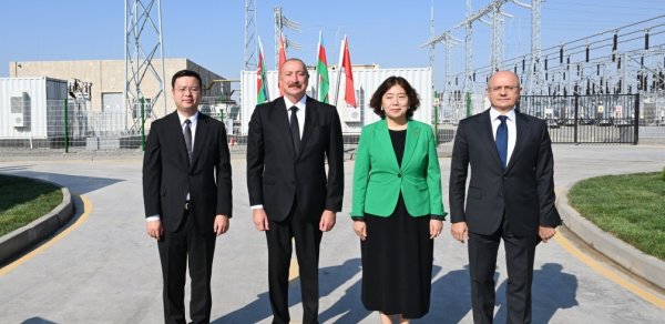 İlham Əliyev “Qobustan” Günəş Elektrik Stansiyasının açılışında iştirak edib - FOTOLAR