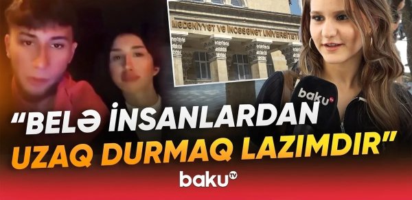 "TikTok"dakı hədə-qorxu videosuna tələbələrdən REAKSİYA - VİDEO