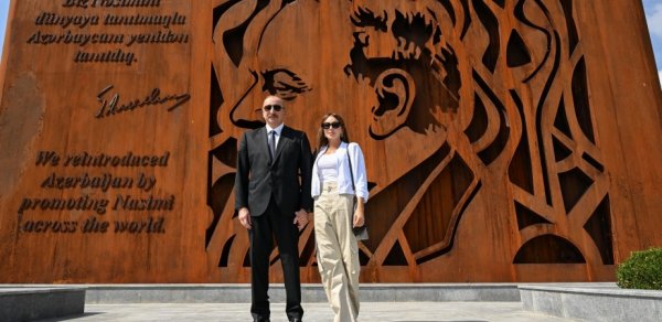 İlham Əliyev Şamaxıda “Nəsimi Bağları” kompleksi ilə tanış oldu