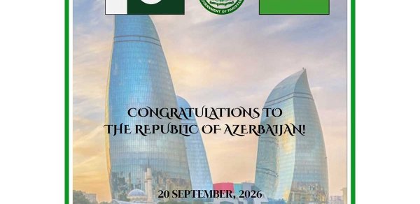Pakistan XİN Azərbaycanı Dövlət Suverenliyi Günü münasibətilə təbrik edib