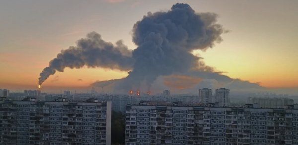 Moskvada “Sadovod” bazarı dron hücumuna məruz qalıb