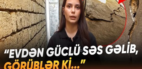 Binəqədidə sakinləri evlərindən didərgin salan hadisə - Video