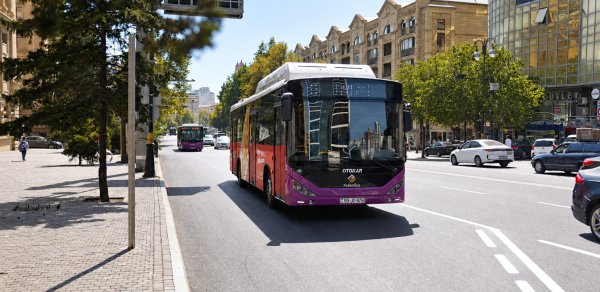 Bakıda daha bir küçədə avtobuslar üçün xüsusi zolaq yaradıldı