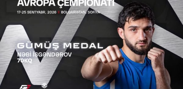 Boksçumuz Avropa çempionatında gümüş medal qazandı