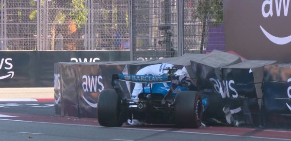 Formula 1 Azərbaycan Qran-Prisində ilk qəza