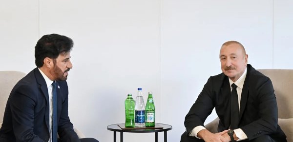 İlham Əliyev Beynəlxalq Avtomobil Federasiyasının prezidenti ilə görüşüb