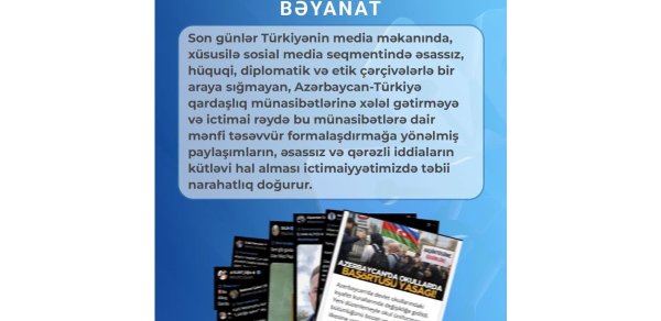Media və Yayım Şurası: Türkiyə mediasında Azərbaycana qarşı əsassız və qərəzli iddialar kütləvi hal alıb