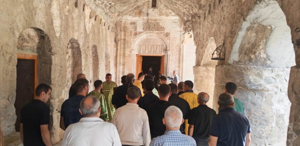 Azərbaycan Alban-Udi Dini İcmasının nümayəndələri Xudavəng Monastır Kompleksini ziyarət edirlər