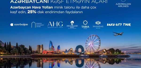 AZAL-dan Turizm İşçiləri Günü münasibətilə sərnişinlərə xüsusi TƏKLİF