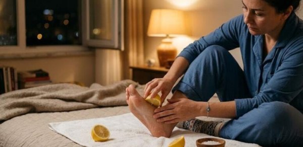 Yatmazdan əvvəl dabanınıza limon sürtün: Gözlənilməz faydaları
