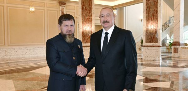 İlham Əliyev Rusiyanın Çeçenistan Respublikasının başçısını qəbul edib