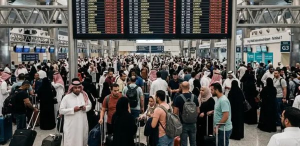 Ər-Riyad hava limanı hücumlardan sonra fəaliyyətini dayandırıb