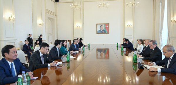 Prezident İlham Əliyev Vyetnamın Vitse-prezidenti ilə görüşüb