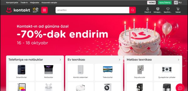 “Kontakt”dan ad günü sürprizi: kontakt.az-da yenilik var!