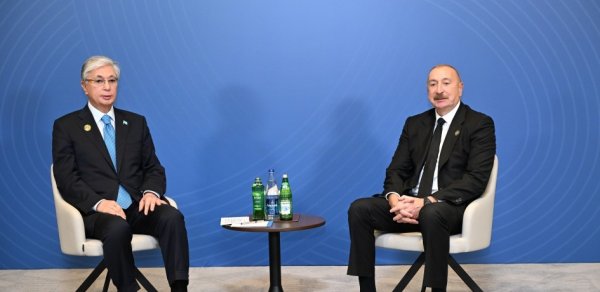Bakıda Azərbaycan və Qazaxıstan prezidentləri görüşdülər - FOTOLAR