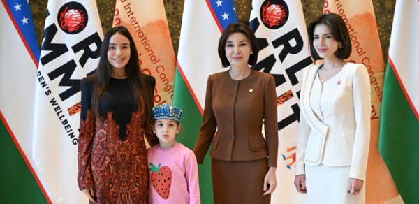 Leyla Əliyeva Səmərqənddə açılış mərasimində - Fotolar
