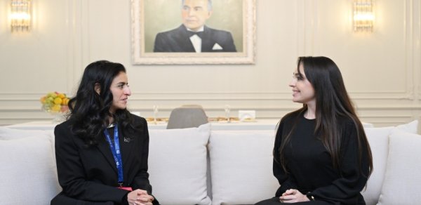 Leyla Əliyeva Dünya Turizm Təşkilatının Baş katibi ilə görüşüb - FOTOLAR