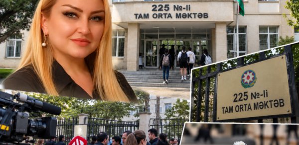 Şagirdin həyatını itirdiyi, jurnalistlərin döyüldüyü 225 nömrəli məktəbin direktoru kimdir?