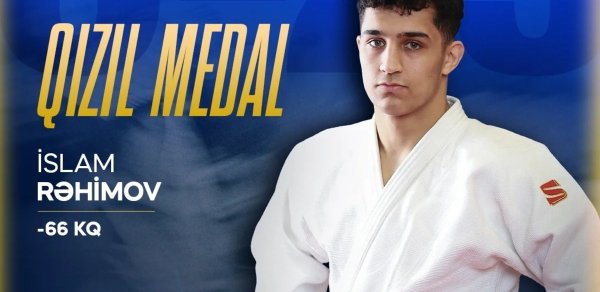 Azərbaycan cüdoçusu İslam Rəhimov İtaliyada Avropa çempionu olub