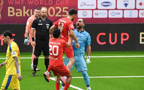 Azərbaycanın minifutbol millisi Bakıda keçirilən dünya çempionatında adını yarımfinala yazdırıb
