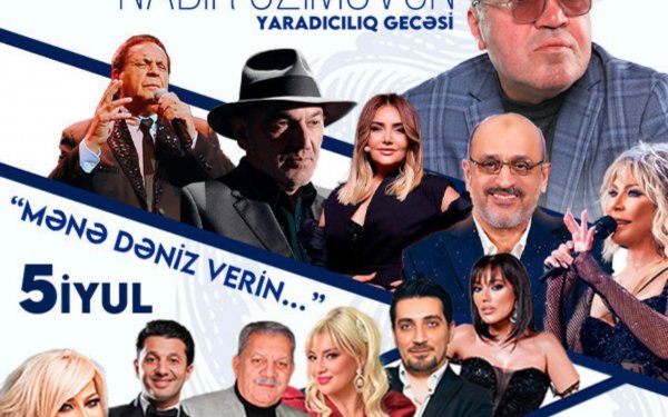 Nadir Əzimovun yaradıcılıq gecəsi keçiriləcək
