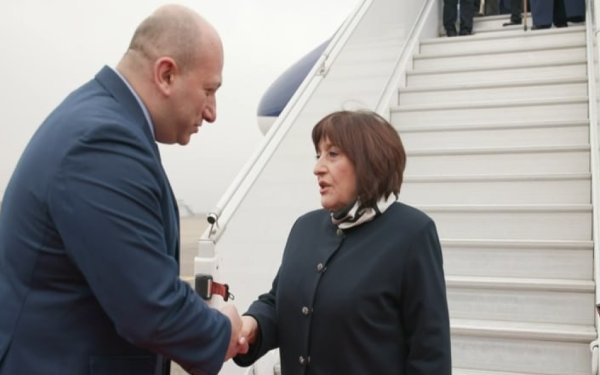 Sahibə Qafarovanın başçılıq etdiyi nümayəndə heyəti Tbilisiyə səfər edib