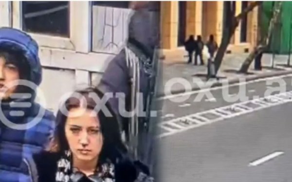 Nizami Kino Mərkəzində vandalizm aktının anbaan görüntüləri - VİDEO