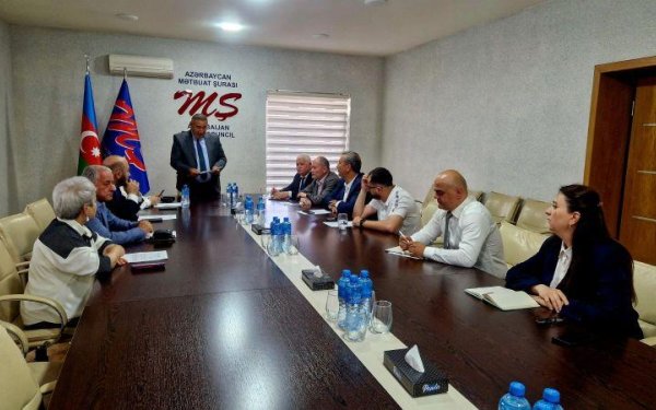 Azərbaycan Mətbuat Şurasının İdarə Heyətinin iclası keçirildi
