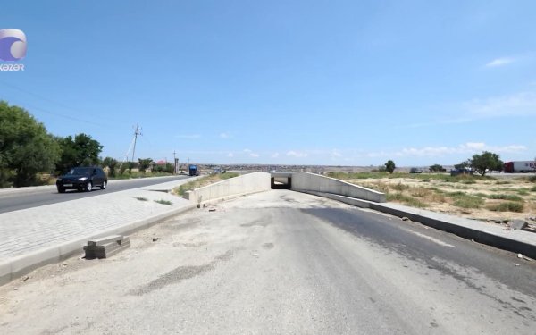 Saray-Novxanı-Pirşağı yolunda təmir işləri niyə dayanıb? - VİDEO