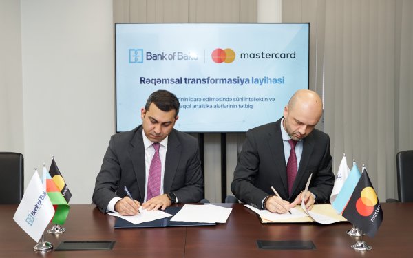 Bank of Baku və Mastercard-dan rəqəmsallaşma sahəsində mühüm addım