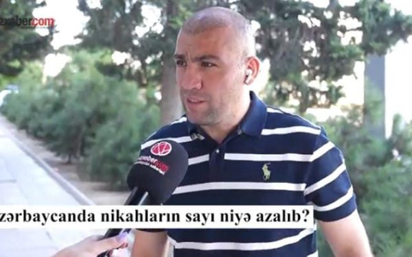Azərbaycanda evlənənlərin sayı niyə azalıb? - "Qızlar ev, maşın istəyirlər" - VİDEOSORĞU