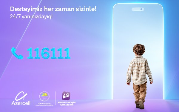 “Azərbaycan Uşaq Qaynar Xətti”nə 3700-dən çox müraciət daxil olub
