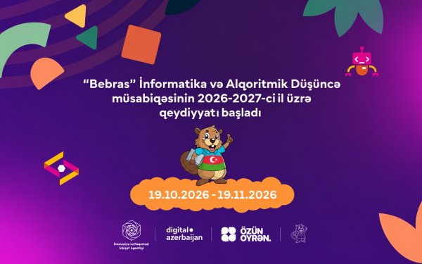 Məktəblilər üçün beynəlxalq informatika müsabiqəsinə qeydiyyat başladı