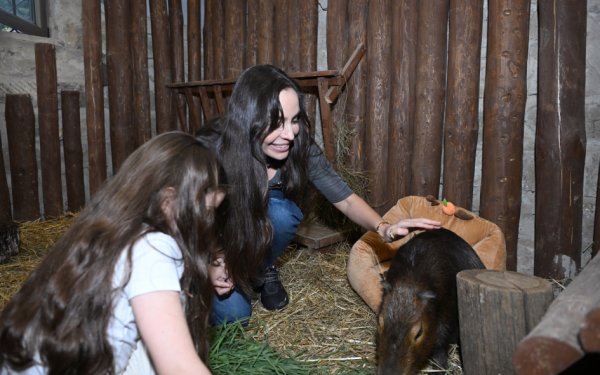 Leyla Əliyeva Şamaxıda “Capybara Azerbaijan” fermasında olub - FOTOLAR