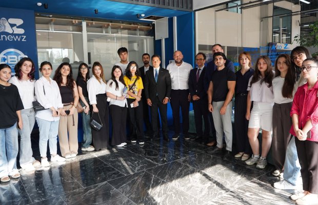 "İnfoschool" bloger məktəbinin iştirakçıları "AnewZ" televiziyasında - FOTOLAR