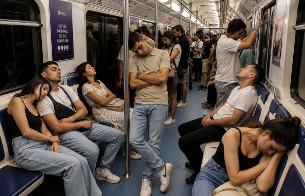 Bir neçə stansiyalıq yuxu: Metro sərnişinləri niyə yuxuya gedir?