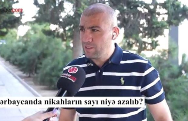 Azərbaycanda evlənənlərin sayı niyə azalıb? - "Qızlar ev, maşın istəyirlər" - VİDEOSORĞU