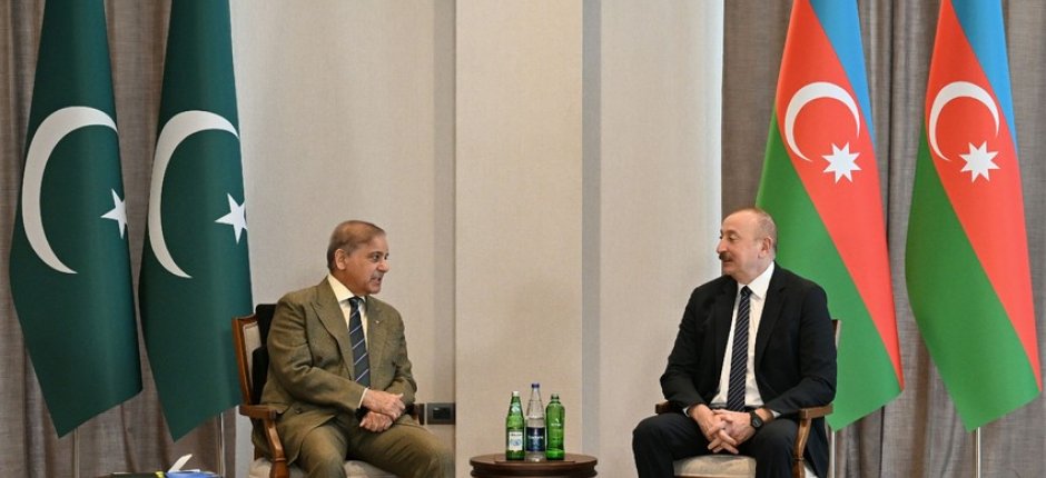 Laçında  İlham Əliyevin Pakistanın Baş naziri ilə məhdud tərkibdə görüşü keçirilir