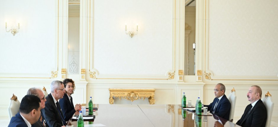 İlham Əliyev Alman İqtisadiyyatının Şərq Komitəsinin sədrini qəbul etdi