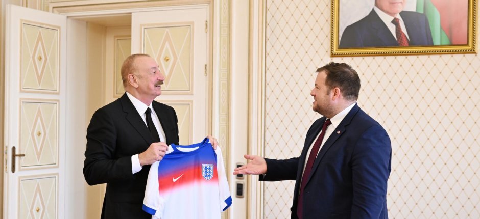İlham Əliyev Böyük Britaniyanın dövlət nazirini qəbul edib