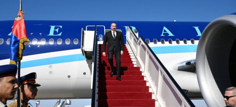 Prezident İlham Əliyev Misirdə işgüzar səfərdədir