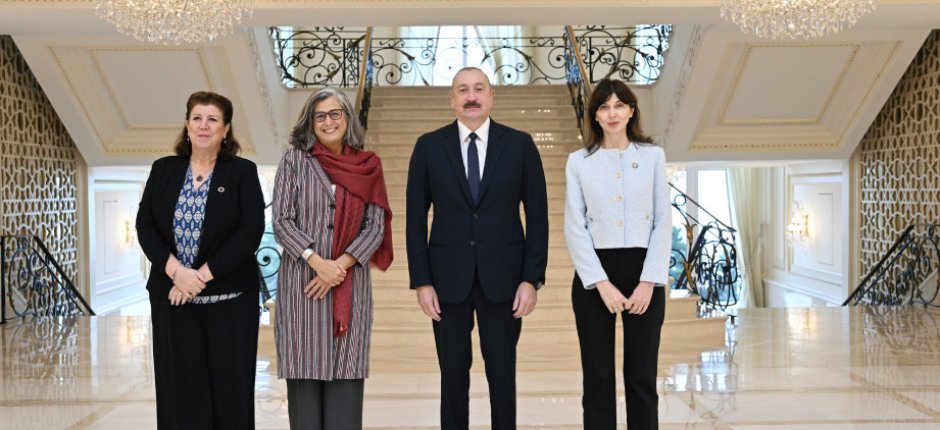 İlham Əliyev BMT-nin Məskunlaşma Proqramının icraçı direktorunu qəbul edib