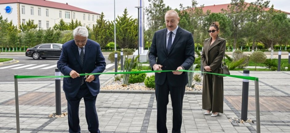 Prezident Milli Aviasiya Akademiyasında Beynəlxalq Təlim Mərkəzinin açılışında