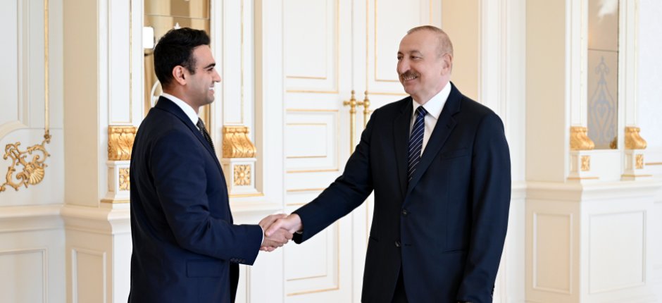 Prezident ABŞ Konqresinin Nümayəndələr Palatasının üzvünü qəbul etdi - FOTO