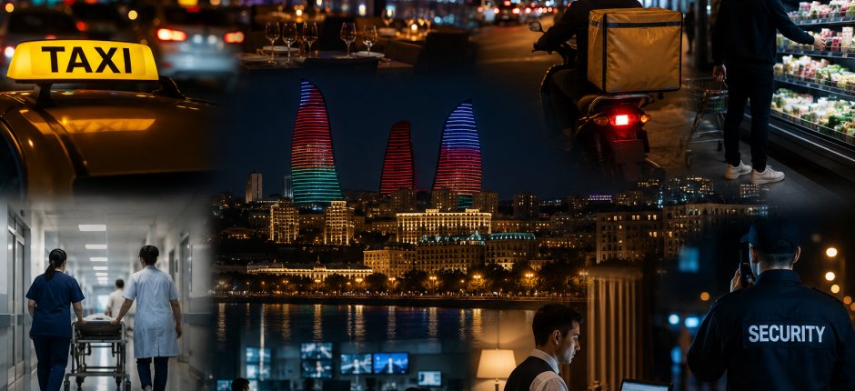 Bakının gecə iqtisadiyyatı: Şəhər yatanda kimlər qazanır?
