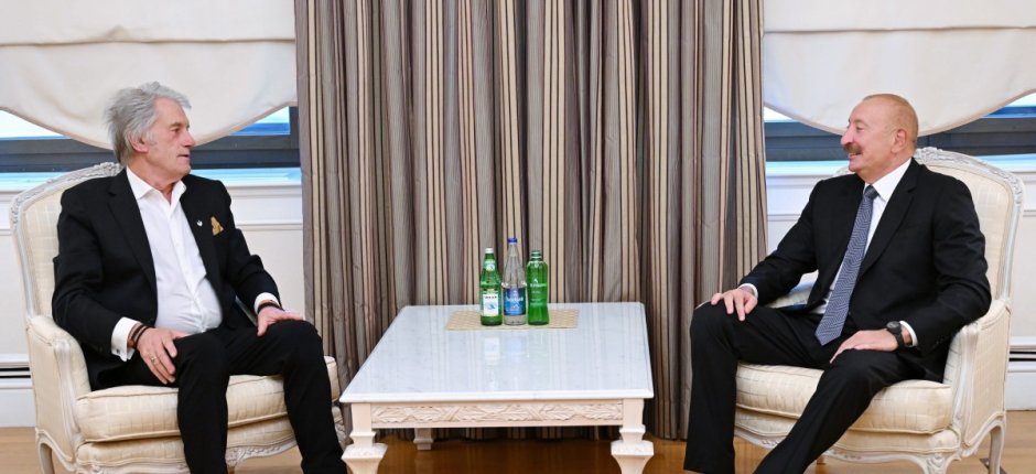 İlham Əliyev Viktor Yuşenkonu qəbul etdi