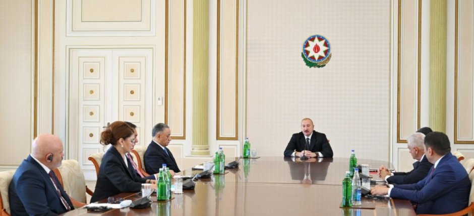 Prezident Ramil Usubovu və həmkarlarını qəbul etdi - FOTO